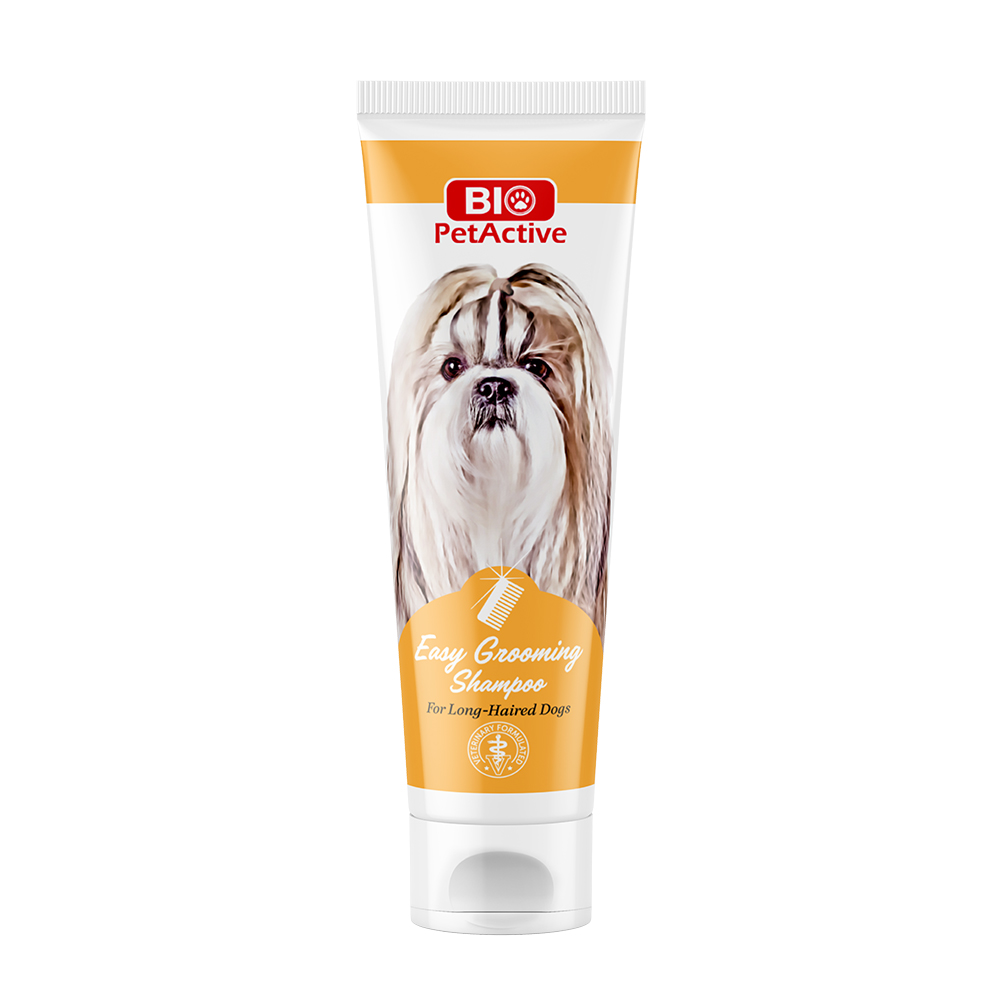 Easy Grooming Shampoo for Long-Haired Dogs. Shampo per qen me qime te gjata