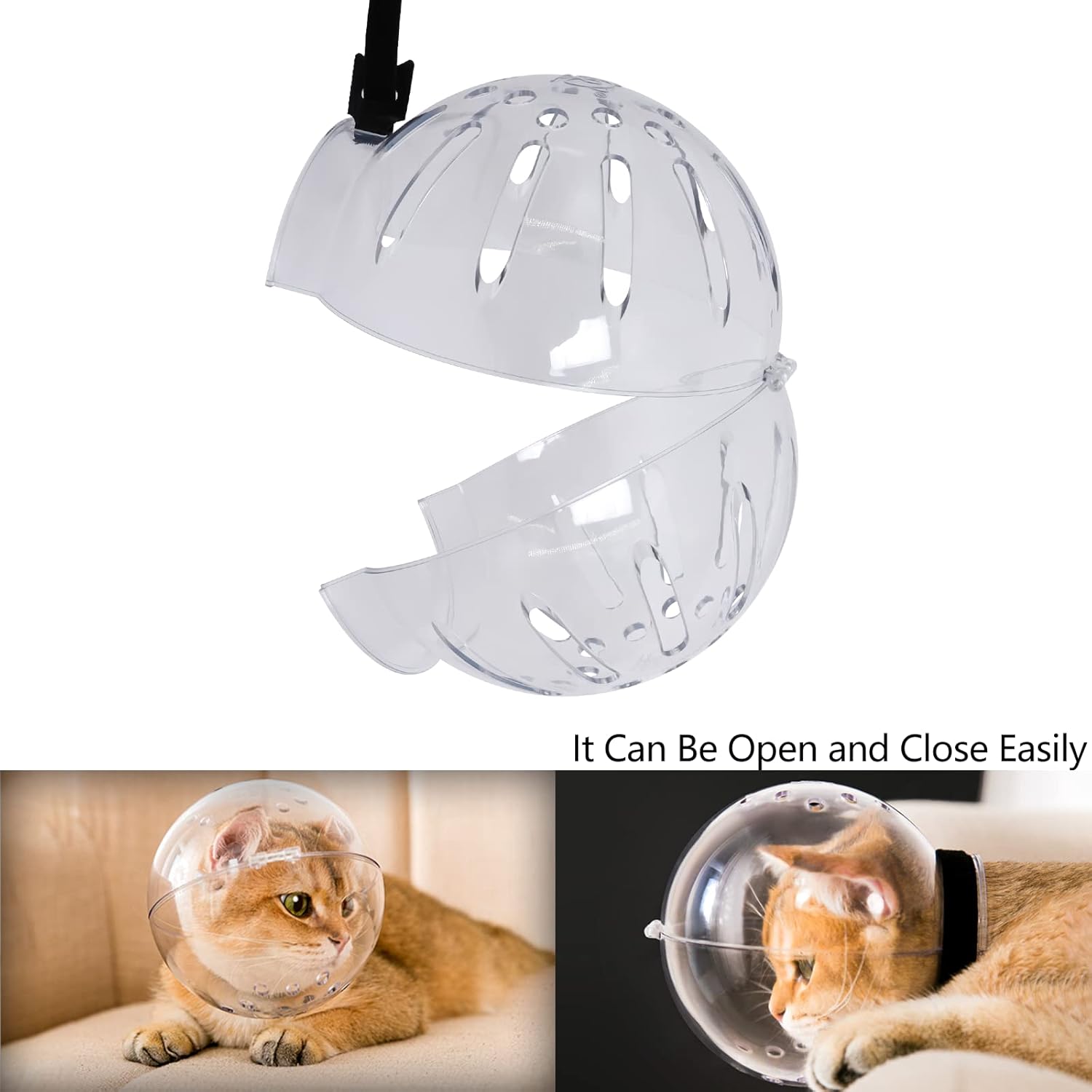 Helmet Astronaut for cats. Helmet ne form te astronautit - Figura 4