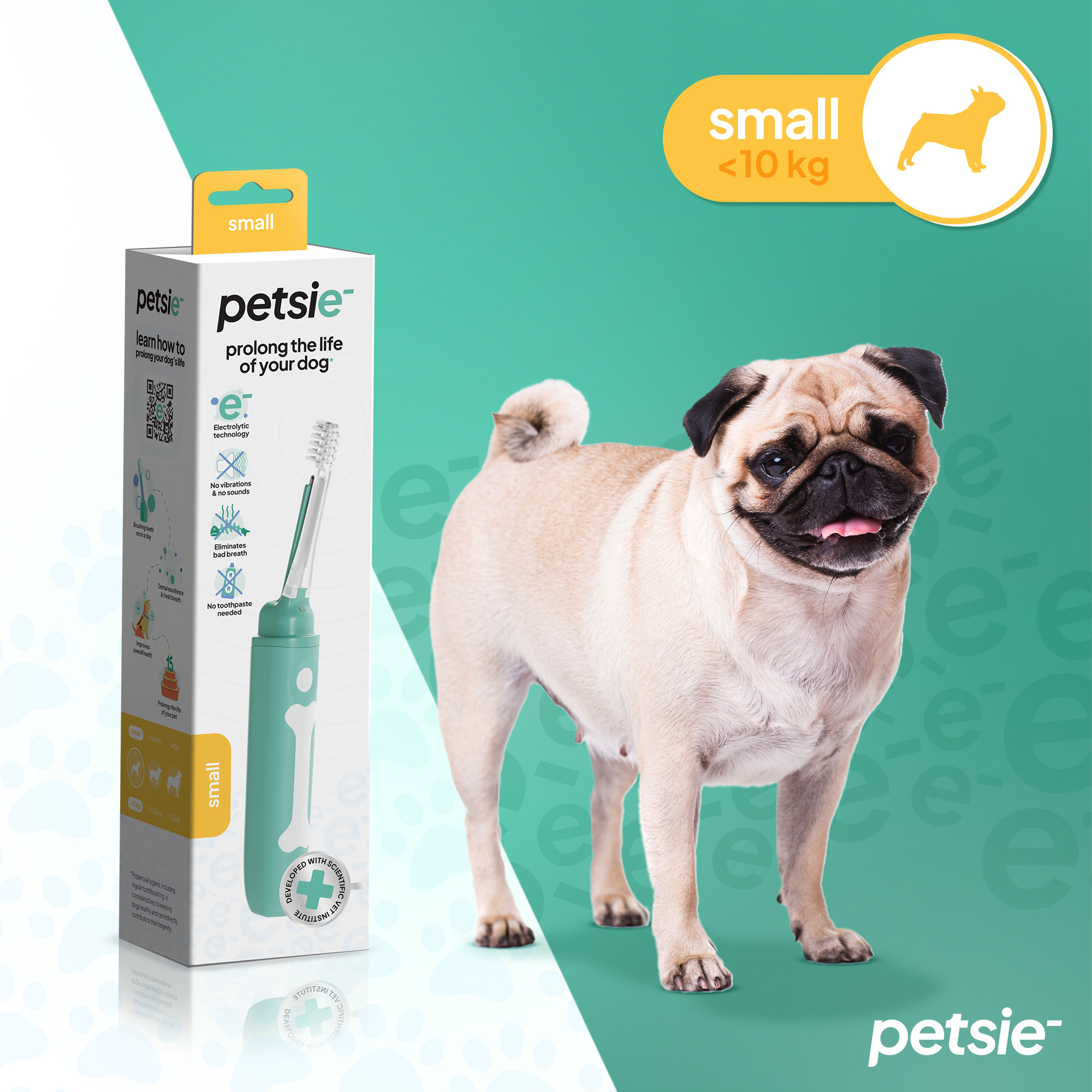 Petsie toothbrush with electrolytic. Furça e dhëmbëve Petsie Dog me teknologji elektrolitike. - Figura 5