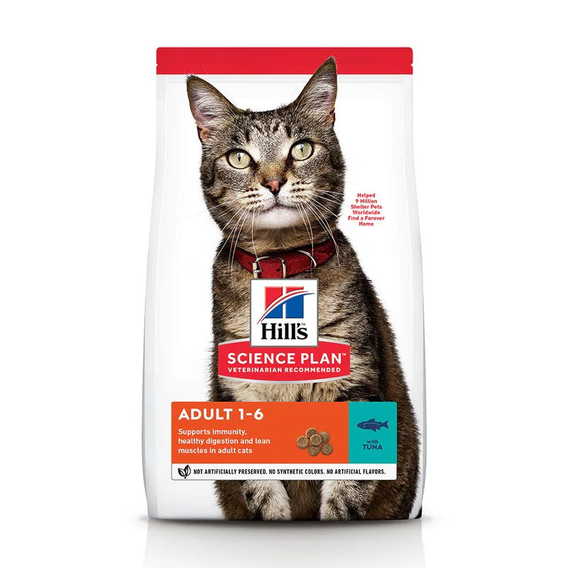 Hill's Science Plan Adult 1-6 Dry Cat Food Tuna Flavour 1.5kg